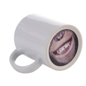 Kubek z nadrukiem na spodzie - małpa